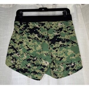 Tachuntfish V2 Athletic Shorts AOR2 Camo Green Black Drawstring Women's Medium
